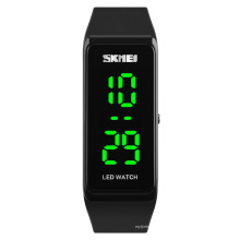 Relojes deportivos SKMEI 1265 para mujer, reloj LED de diseño simple para niñas, relojes de pulsera digitales para hombre, reloj femenino resistente al agua de 30 M